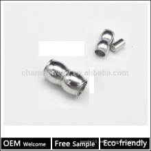 BX093 Wholesale jewelry finding Stainless Steel magnetic quick release clasp for rope bracelets with breakaway clasps